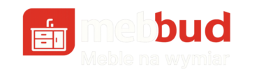 Logo Mebbud - wersja na ciemne tło